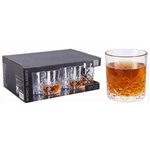 Casa si Gradina - Bucatarie si vesela - Cani si pahare - Pahare - Set 6 pahare de whisky, 340 ml, sticla transparenta, JollyMag, AMS01219 - Infinity.ro