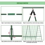 Casa si Gradina - Gradinarit si plante - Plante si ghivece - Plante in ghiveci - Spalier pliabil tip A pentru gradina, suport plante si legume cataratoare pe sfoara, JollyMag, OA03 - Infinity.ro