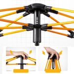 Sport si Outdoor - Camping - Corturi camping - Cort albastru cu sistem pliabil pentru 2-3 persoane, de camping sau plaja, impermeabil, 200x140x115cm, JollyMag, BAL12N - Infinity.ro