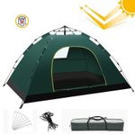Sport si Outdoor - Camping - Corturi camping - Cort verde cu sistem pliabil pentru 2-3 persoane, de camping sau plaja, impermeabil, 200x140x115cm, JollyMag, BAL12ZIE - Infinity.ro