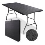 Sport si Outdoor - Camping - Mobilier pentru camping - Mese camping - Masa pliabila maro, pentru gradina, camping sau pescuit, tip valiza, JollyMag, SC02BR, 70x180 cm - Infinity.ro