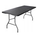 Sport si Outdoor - Camping - Mobilier pentru camping - Mese camping - Masa pliabila maro, pentru gradina, camping sau pescuit, tip valiza, JollyMag, SC02BR, 70x180 cm - Infinity.ro