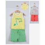Fashion, accesorii si bijuterii - Copii - Imbracaminte copii - Treninguri si compleuri copii - Compleu 2 piese playing golf pentru baietei, tongs baby (culoare: gri, marime: 24-36 luni) - Infinity.ro
