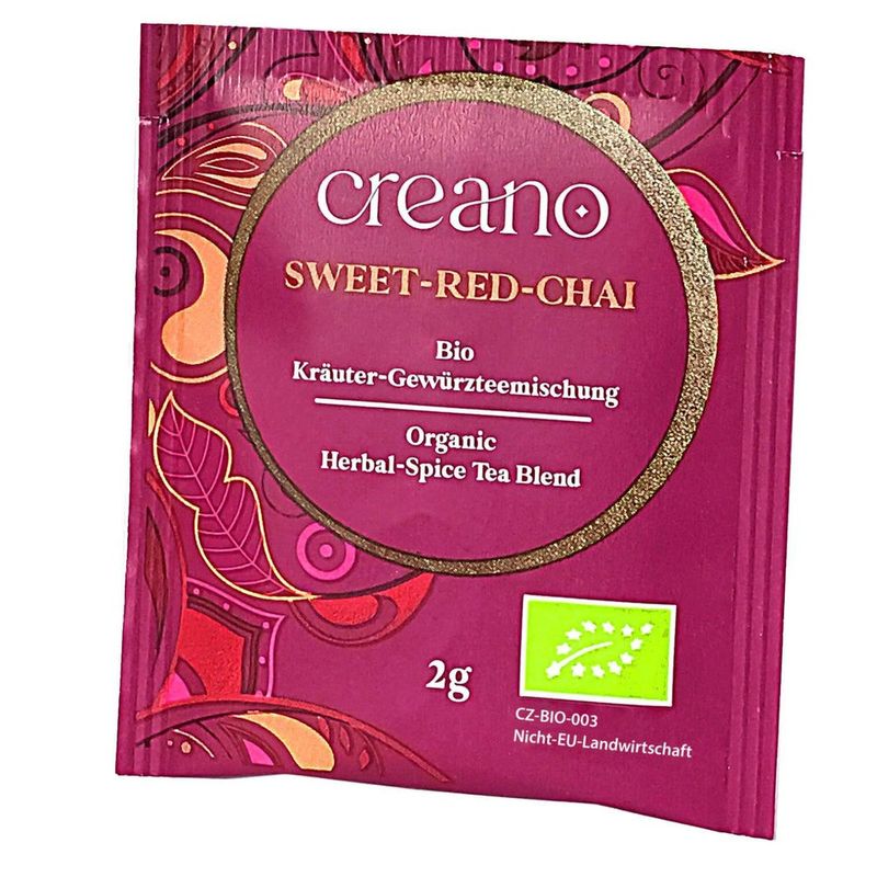 Market - Cafea si ceaiuri - Ceaiuri - Ceai Bio Creano Chai Rosu Dulce, 20 plicuri, hibiscus si condimente, gust fructat-picant - Infinity.ro