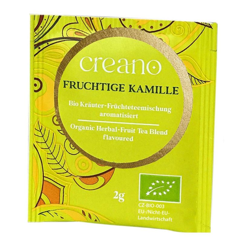 Market - Cafea si ceaiuri - Ceaiuri - Ceai Bio Creano Musetel Fructat, 20 plicuri, plante si fructe, gust dulce-fructat - Infinity.ro