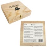 Market - Cafea si ceaiuri - Ceaiuri - Set cadou Creano ErbluhTee in cutie de lemn cu inchidere magnetica, 12 bile ceai infloritor, 9 varietati - Infinity.ro