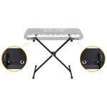 TV, Audio-Video si Foto - Instrumente muzicale - Accesorii instrumente muzicale - Stativ pentru Orga, Reglare Inaltime De La 65 cm La 96 cm, Constructie Rezistenta, Negru - Infinity.ro