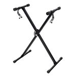 TV, Audio-Video si Foto - Instrumente muzicale - Accesorii instrumente muzicale - Stativ pentru Orga, Reglare Inaltime De La 65 cm La 96 cm, Constructie Rezistenta, Negru - Infinity.ro