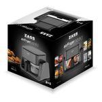 Electronice si Electrocasnice - Electrocasnice bucatarie - Aparate de gatit & desert - Friteuze - Friteuza cu aer cald Zass ZAF 12, 1500W, vas de sticla 4L, functie grill, set inclus - Infinity.ro