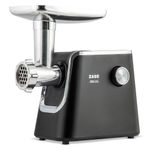 Casa si Gradina - Bucatarie si vesela - Ustensile bucatarie - Masini de tocat manuale - Masina de tocat carne ZASS ZMG 11, accesoriu de rosii inclus, 1800W, 1,8kg/min,Negru - Infinity.ro