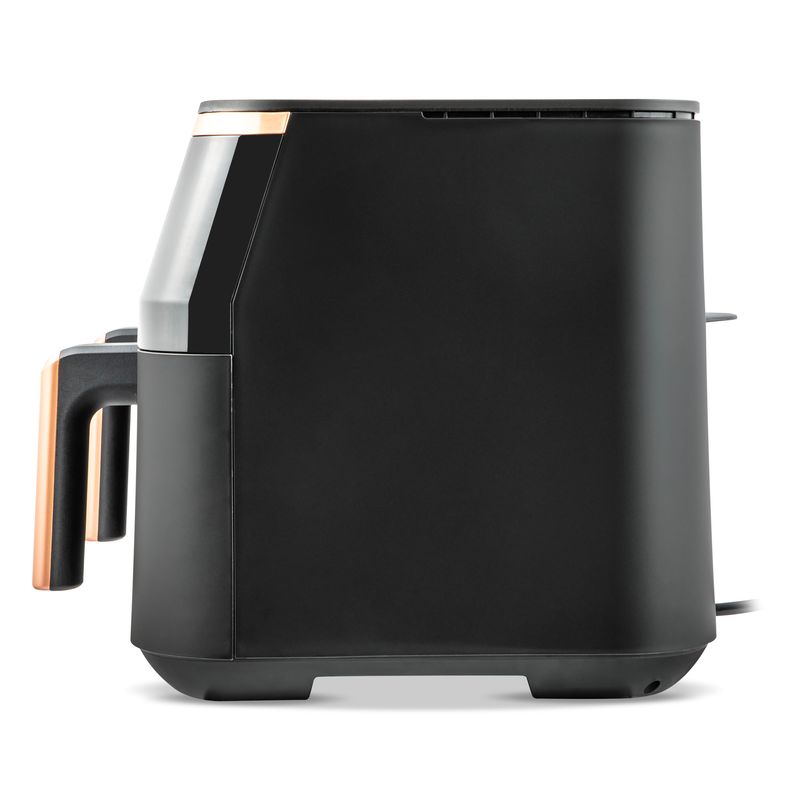 Electronice si Electrocasnice - Electrocasnice bucatarie - Aparate de gatit & desert - Friteuze - Imagine produs Friteuza dubla cu aer cald ZASS ZAF 21, Airfryer cu 2 cosuri, putere 3100 W,Negru - Infinity.ro