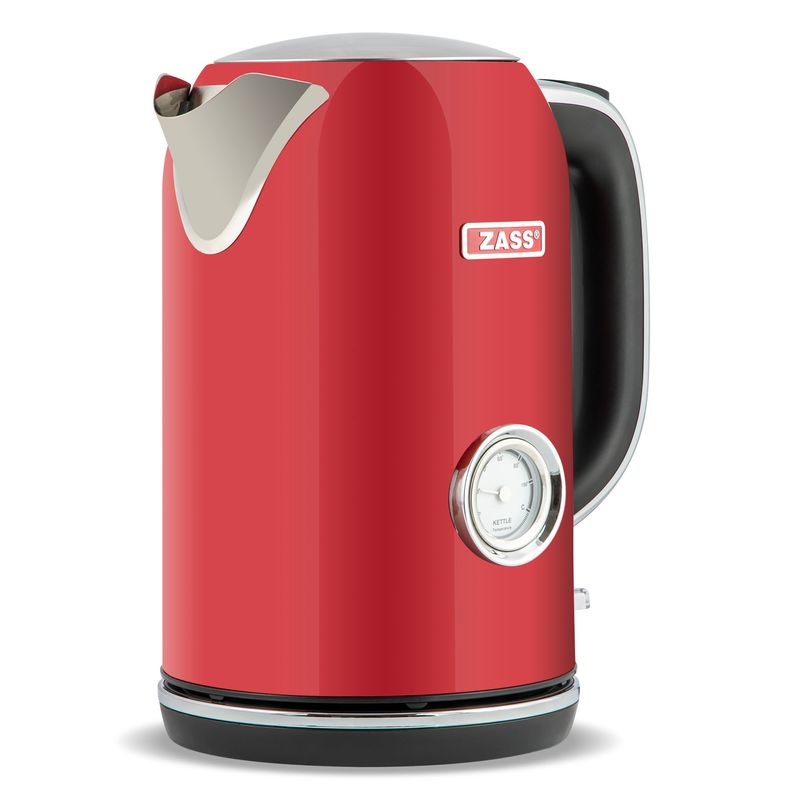 Electronice si Electrocasnice - Electrocasnice bucatarie - Preparare bauturi - Fierbatoare de apa - Fierbator electric Zass ZCK 15 Scarlet Sage, 1, 7L, 1850-2200W, oprire automata, baza rotativa - Infinity.ro