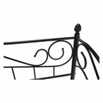 Casa si Gradina - Mobilier - Paturi si accesorii - Paturi - Pat metalic, negru, 90x200, DAINA - Infinity.ro