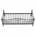 Casa si Gradina - Mobilier - Paturi si accesorii - Paturi - Pat metalic, negru, 90x200, DAINA - Infinity.ro
