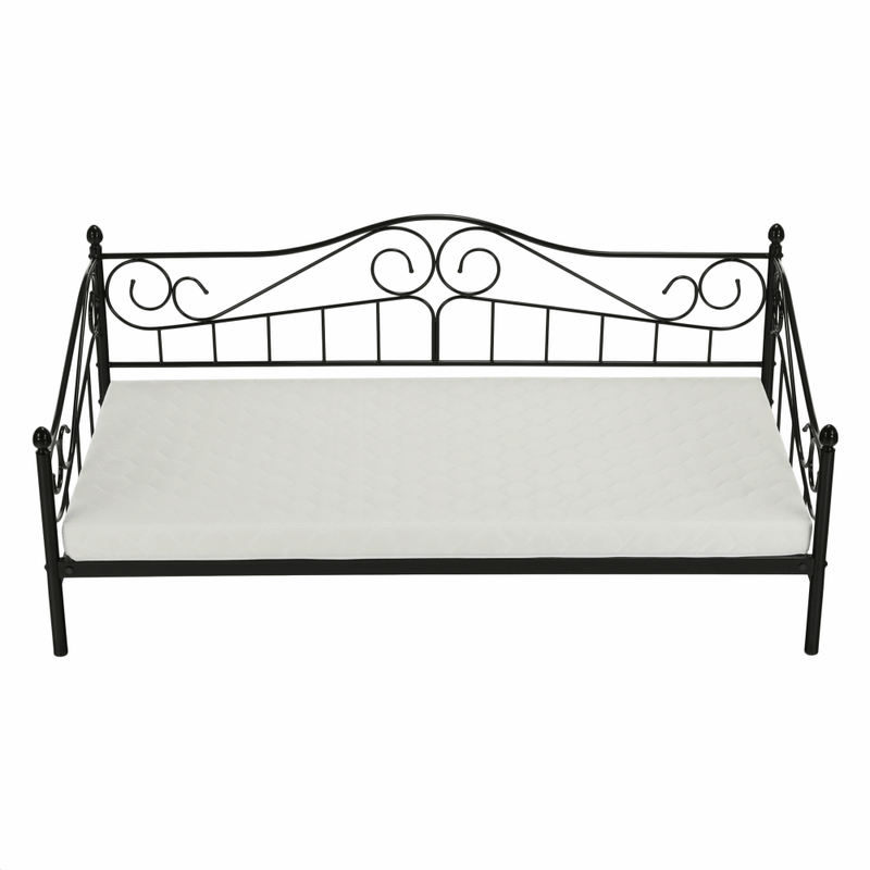 Casa si Gradina - Mobilier - Paturi si accesorii - Paturi - Pat metalic, negru, 90x200, DAINA - Infinity.ro