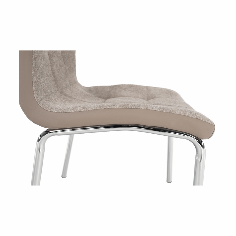 Casa si Gradina - Mobilier - Scaune si fotolii - Scaune - Scaun dining, bej/crom, GERDA NEW - Infinity.ro