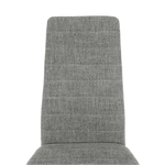 Casa si Gradina - Mobilier - Scaune si fotolii - Scaune - Scaun, textil gri deschis/metal alb, COLETA NOVA - Infinity.ro