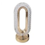 Casa si Gradina - Corpuri si surse de iluminat - Veioze si lampi - Veioze - Lampa Diamond Crystal LED cu 3 temperaturi de culoare, AO-50132, alb rece, alb cald, neutru, culoare auriu - Infinity.ro