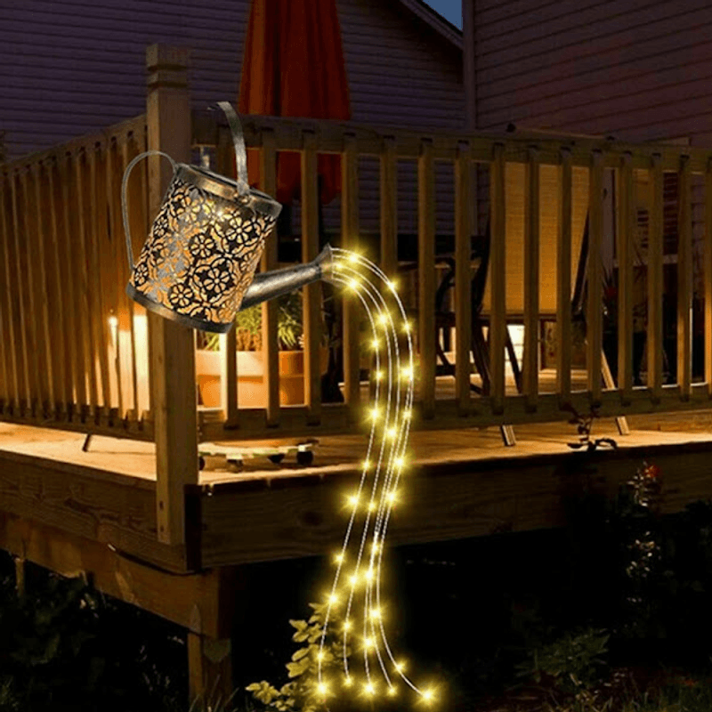 Casa si Gradina - Corpuri si surse de iluminat - Iluminat exterior - Lampi solare - Lampa solara- stropitoare din fier forjat LED - Infinity.ro