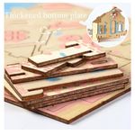 Jucarii, Copii si Bebe - Jucarii si jocuri - Jocuri si puzzle - Puzzle - Set de Construit din Lemn, Macheta 3D, Copii si Adulti, 33 piese, Chocolate House, 8+ ani - Infinity.ro