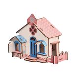 Jucarii, Copii si Bebe - Jucarii si jocuri - Jocuri si puzzle - Puzzle - Set de Construit din Lemn, Macheta 3D, Copii si Adulti, 33 piese, Chocolate House, 8+ ani - Infinity.ro