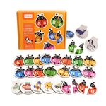 Jucarii, Copii si Bebe - Jucarii si jocuri - Jocuri si puzzle - Puzzle - Puzzle Alfabet Magnetic din Lemn cu Gargarite Litere mari si Litere mici, 52 piese, 36 m+, Treehole - Infinity.ro