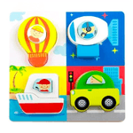 Jucarii, Copii si Bebe - Jucarii si jocuri - Jocuri si puzzle - Puzzle - Puzzle 2D, lemn, vehicule - Infinity.ro