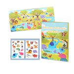 Jucarii, Copii si Bebe - Jucarii si jocuri - Jocuri si puzzle - Puzzle - Plansa educativa cu piese magnetice animalute, African Animals, 25 piese - Infinity.ro