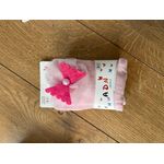Fashion, accesorii si bijuterii - Copii - Lenjerie si pijamale copii - Sosete si dresuri copii - Dres bumbac fete cu fundita, Roz, 0-1 ani, 68-74 - Infinity.ro