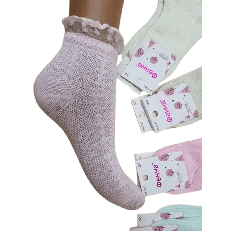 Fashion, accesorii si bijuterii - Copii - Lenjerie si pijamale copii - Sosete si dresuri copii - Set Sosete copii, 5 perechi, Bumbac, Fenna, Multicolor, 7-9 ani - Infinity.ro