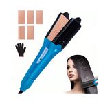Ingrijire personala si Cosmetice - Aparate & accesorii ingrijire personala - Hair styling - Placi de indreptat parul - Placa de Par cu Modele 3D, Set 5 Placi interschimbabile, Reglare temperatura 120 - 200°C, 10W, 29x3.5cm - Infinity.ro