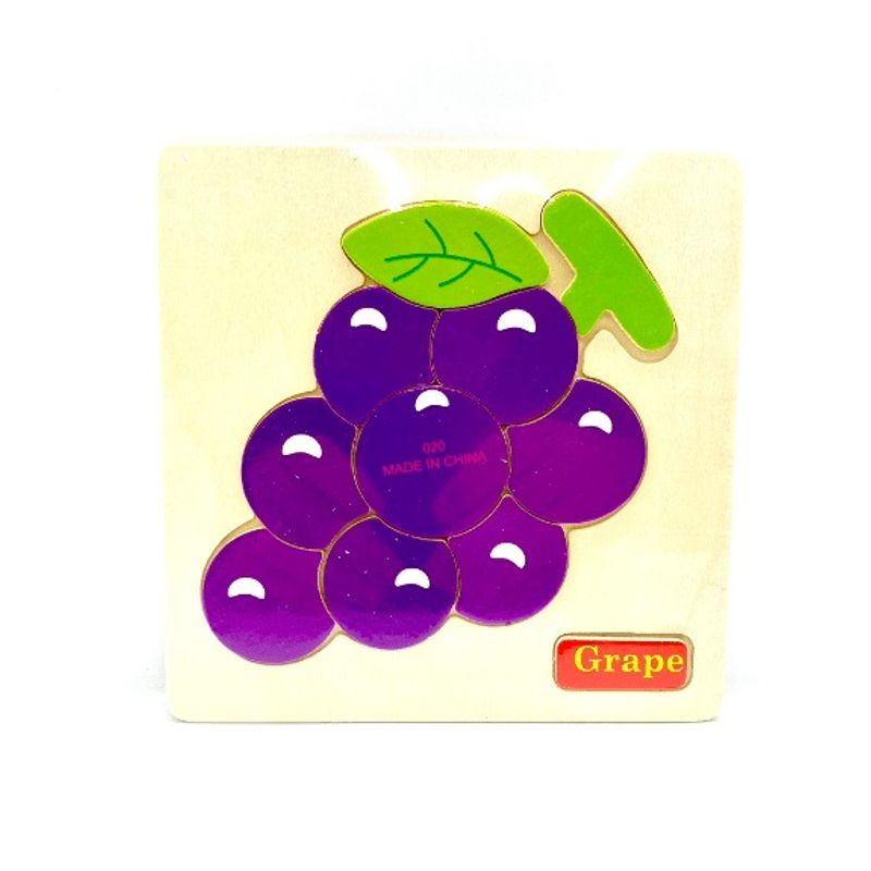 Jucarii, Copii si Bebe - Jucarii si jocuri - Jocuri si puzzle - Puzzle - Set 5 Puzzle-uri din lemn, Placa Incastru, Hipopotam, Vapor, Strugure, Libelula, Catel Engleza, 34 piese - Infinity.ro