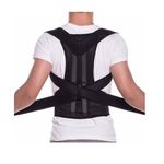 Ingrijire personala si Cosmetice - Sanatate si wellness - Aparate medicale - Suporturi ortopedice si orteze - Suport corector pentru spate tip Corset, cu bretele ajustabile, Unisex, Negru, Marimea XXL - Infinity.ro