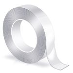 Carti si Birotica - Birotica - Accesorii de birou - Benzi adezive - Banda Dubla Adeziva Motek 3 metri, Rezistenta la Apa, din Silicon, Transparenta, Latime 3 cm - Infinity.ro