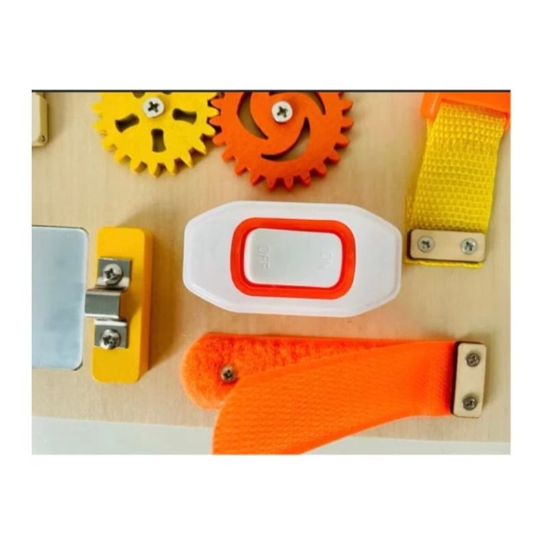 Jucarii, Copii si Bebe - Jucarii si jocuri - Jucarii bebelusi - Centre de activitati - Tabla Senzoriala Busy Board tip Montessori, educativa, 9 Activitati de Motricitate fina si grosiera bebelusi si copii - Infinity.ro