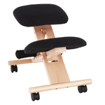 Casa si Gradina - Mobilier - Scaune si fotolii - Scaune - Scaun genunchi ergonomic, negru / fag, GROCO - Infinity.ro
