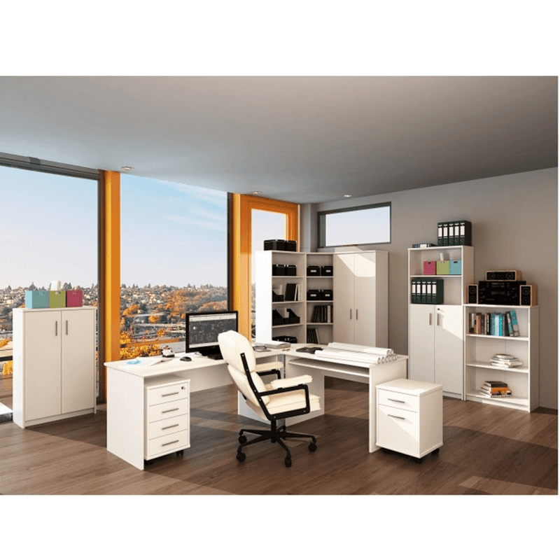 Casa si Gradina - Mobilier - Seturi de mobilier - Seturi dormitor - Set de birou, alb, JOHAN 2 NEW - Infinity.ro