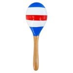 Jucarii, Copii si Bebe - Jucarii si jocuri - Jucarii de rol - Instrumente muzicale de jucarie - Maracas din lemn, instrument muzical pentru copii, NO159, 19 cm, Multicolor - Infinity.ro