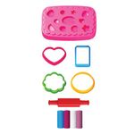 Carti si Birotica - Rechizite - Plastilina - Set Plastilina Tort Zi de Nastere, 4x 50g - Infinity.ro