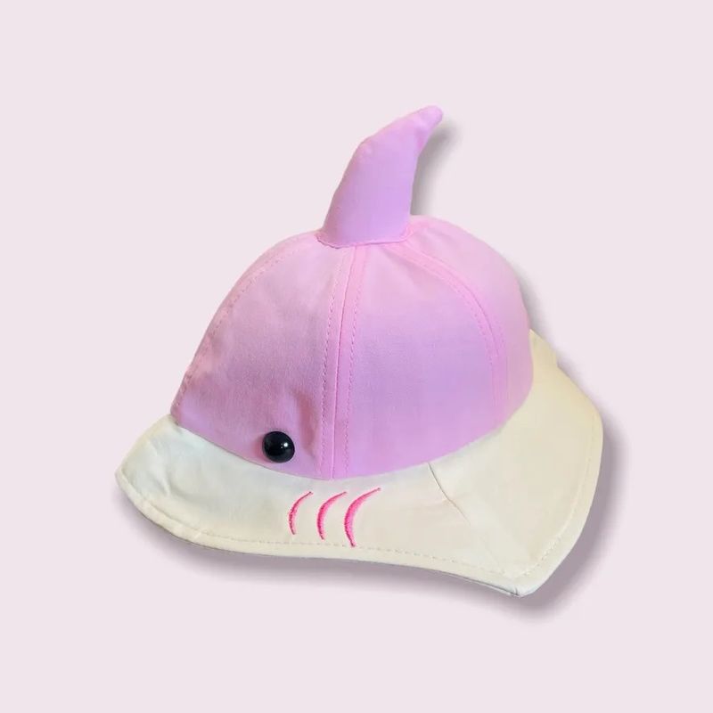Fashion, accesorii si bijuterii - Copii - Accesorii copii - Caciuli si palarii copii - Palarie pentru copii Baby Shark, Bumbac, Roz, 2-5 ani - Infinity.ro