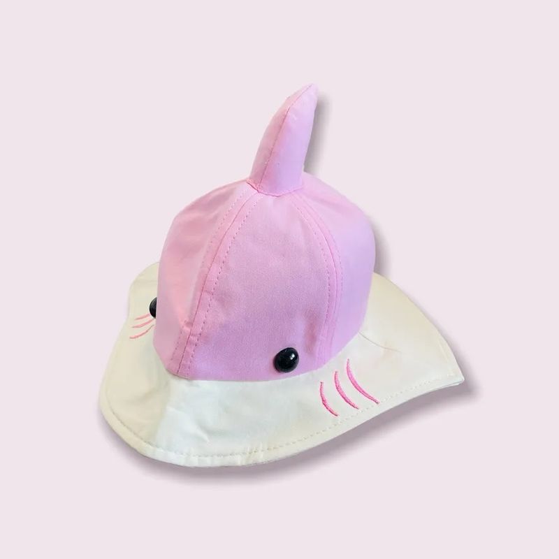 Fashion, accesorii si bijuterii - Copii - Accesorii copii - Caciuli si palarii copii - Palarie pentru copii Baby Shark, Bumbac, Roz, 2-5 ani - Infinity.ro