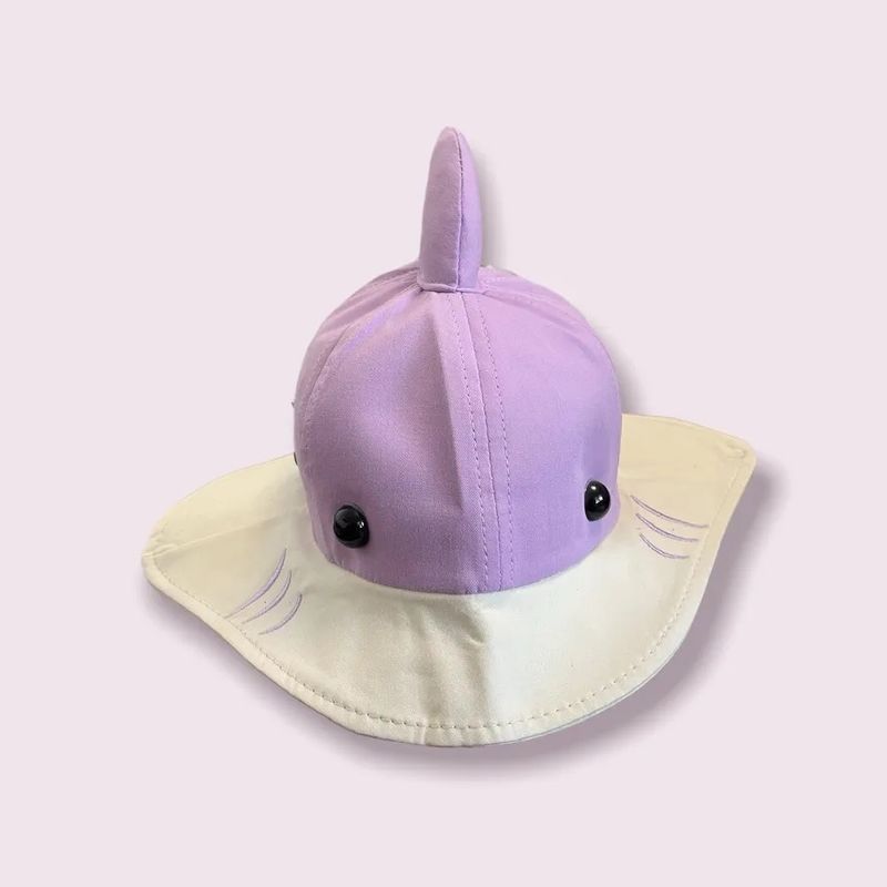 Fashion, accesorii si bijuterii - Copii - Accesorii copii - Caciuli si palarii copii - Palarie pentru copii Baby Shark, Bumbac, Mov, 2-5 ani - Infinity.ro