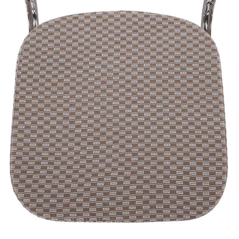 Casa si Gradina - Mobilier - Scaune si fotolii - Scaune - Scaun stivuitor, bej / model / crom, ZINA 3 NEW - Infinity.ro