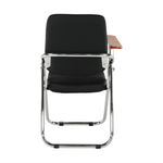 Casa si Gradina - Mobilier - Scaune si fotolii - Scaune - Scaun conferinta cu masuta, negru/natural, SONER - Infinity.ro