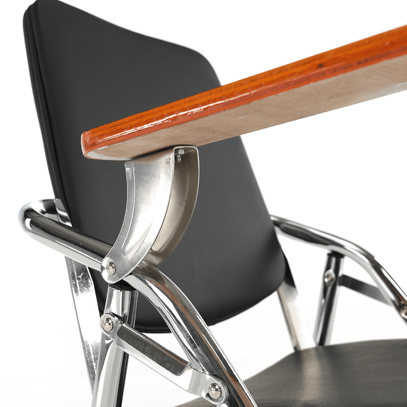 Casa si Gradina - Mobilier - Scaune si fotolii - Scaune - Scaun conferinta cu masuta, negru/natural, SONER - Infinity.ro