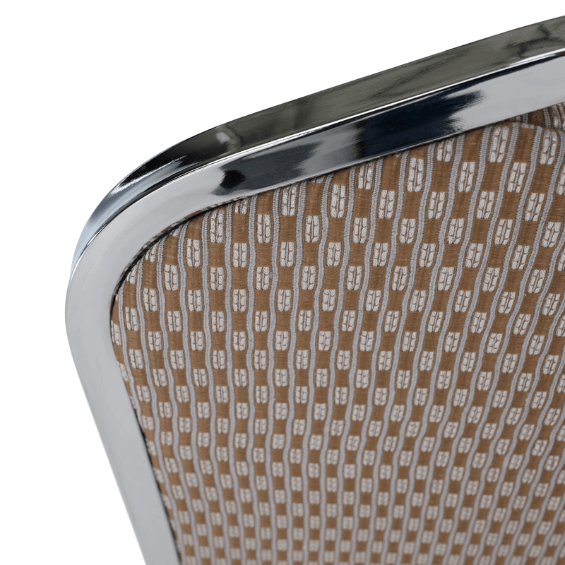 Casa si Gradina - Mobilier - Scaune si fotolii - Scaune - Scaun stivuitor, bej / model / crom, ZINA 3 NEW - Infinity.ro