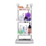 Casa si Gradina - Mobilier - Mobilier baie - Etajere baie - Raft Pentru Depozitare si Organizare, Multifunctional, Pentru Baie, 3 Etajere, 30 x 84 cm, Alb - Infinity.ro