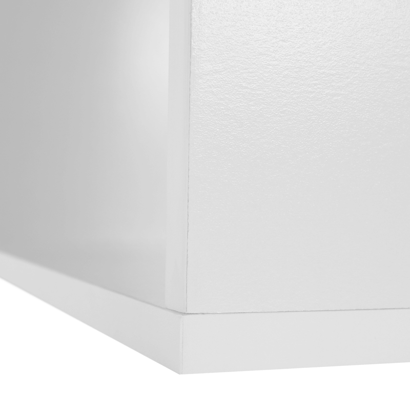 Casa si Gradina - Mobilier - Mese si birouri - Birouri - Masa pt. calculator cu raft, alb, FLOKI NEW - Infinity.ro