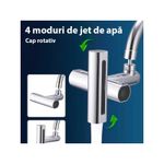 Casa si Gradina - Sanitare - Instalatii hidro - Robineti - Adaptor Multifunctional pentru Robinetul de Baie sau Bucatarie, Rotativ 360 grade - Infinity.ro