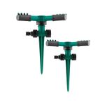 Casa si Gradina - Gradinarit si plante - Instalatii si accesorii pentru irigatii - Aspersoare - Set 2 aspersoare pentru gradina, ABS, Verde - Infinity.ro